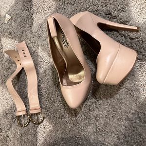 Nude heels